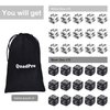 QuadPro 30 Pieces Dice Counters Token Dice Set D6 Dice Cube Compatible with MTG, CCG, Card Gaming Accessory