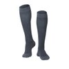 TOUCH Compression Socks for Men, 15-20 mmHg, Herringbone, Cotton, 1 Pair, Charcoal, Medium
