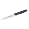 ICEL 4 Inch Paring Knife, Straight Edge, High Carbon German Stainless Steel razor Sharp Blade, Black Handle