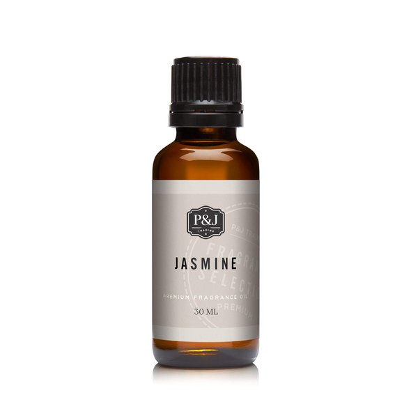 P&J Trading Fragrance Oil | Jasmine Oil 30ml - Candle Scents for Candle Making, Freshie Scents, Soap Making Supplies, Diffuser Oil Scents