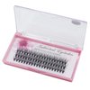 Bodermincer 20D 0.07mm Thickness 8-22mm To Choose Grafting False Eyelashes False Eyelashes Individual Natural Long Mink Fake Eyelashes Extension Handmade Bulk Wholesale (14mm)