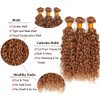 P27/30 Human Hair Bundles Highlight Honey Blonde Water Wave Bundles 34 34 34 Inch 8A Brazilian Virgin Weave Human Hair Extensions 2 Tone Honey Blonde Mixed With Light Brown Bundles