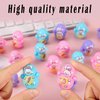 Random Tumbler Wobbler Toys | Stress Relief 70PCS Mini colorful Roly-Poly Wobbling Toy | Cartoon Miniature Figures Self-righting Doll Small Desktop Toy | Tumbler Early Education Toys for Kids or Adult