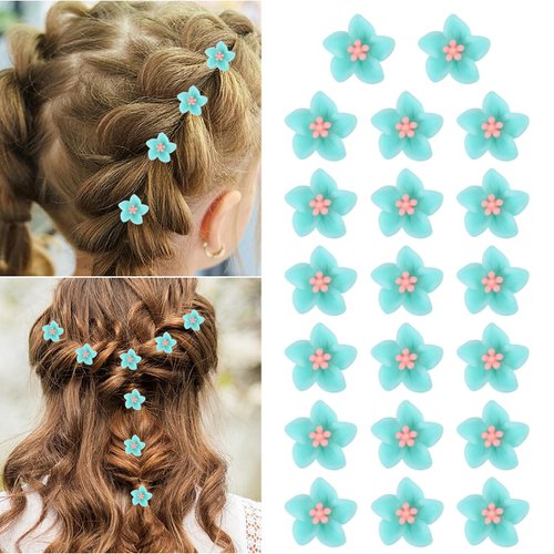Ouligay 20Pcs Small Flower Hair Clips, Cute Lily Claw Clips for Wedding Braids, Hair Accessories ...