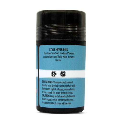 Don Juan Sea Salt Texture Powder | Extra Fine | Strong Hold | Matte Finish | Volume and Texture, 0.7 Ounce