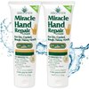 Miracle of Aloe Miracle Hand Repair Cream 8 oz Healing Aloe Vera Lotion for Dry, Cracked Hands with 60% Ultra Aloe Gel - Moisturizes, Softens, and Repairs - Non-Greasy, Lightly Scented (2-Pack)