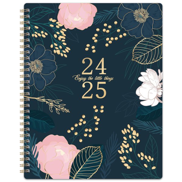 2024-2025 Planner - July 2024 - June 2025, Academic Planner 2024-2025, Weekly & Monthly Spreads, 8'' x 10", Tabs, Twin-wire Binding, Check Boxes