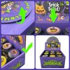 SURCVIO 128 PCS Halloween Party Favors, 18 Pack Prefilled Small Plastic Witch Cauldron Halloween Toys in Bulk Halloween Prizes Gifts