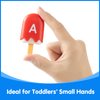 Odoorgames 52 Pcs ABC Alphabet Popsicles – Alphabet Learning Toys, Preschool Educational Toys for Classroom - Fun and Engaging Alphabet Matching Game