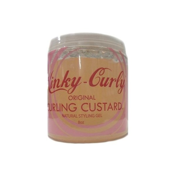 Kinky Curly Original Curling Custard Natural Styling Gel 8oz - 236ml