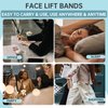 Face Neck Lift Tape, Fack Neck Lifting Stickers and Bands, Neck Face Lift Patch Tools for Instant Double Chin Wrinkles Saggy Skin Lifting (8pcs Elastic Bands, 40pcs Face Tapes)