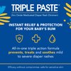 Triple Paste Diaper Rash Cream for Baby - 8 Oz Tub - Zinc Oxide Ointment Treats, Soothes and Prevents Diaper Rash - Pediatrician-Recommended Hypoallergenic Formula with Soothing Botanicals