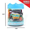 Sunny Days Entertainment Sea Creature Bucket – 56 Piece Toy Play Set for Kids | Aquatic Animals Plastic Figures Playset with Storage Bucket