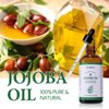 Yeokoe Jojoba Oil Pure Cold Pressed & Unrefined Gua Sha for Healthier hair & Smoother skin Base Carrier Moisturizing Oil 3.52oz/100ml