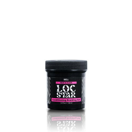 IWELL Signature | Loc Star | Braiding Gel 3.4oz | Shining Hair Styling Gel for Braids, Locks, Twists