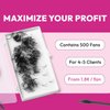 Eyesy Lash 500 Promade Fans | 5D 0.07 Size 11mm Curl D | Eyesy Eyelash Extension Premade Lashes Volume Lash Extensions Pro Made Fans Eyelash Extensions Pestanas Pelo A Pelo False Eyelashes