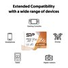 Silicon Power 256GB Micro SD Card U3 SDXC Up to 100MB/s High Speed Memory Card with Adapter for Nintendo-Switch, Cams and Drones