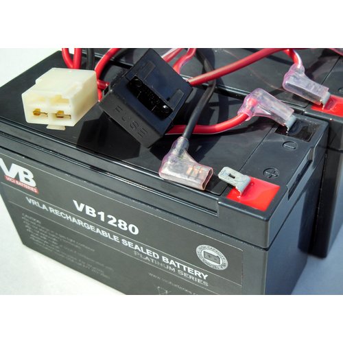 Dune Buggy Razor Battery Replacement - Includes Wiring Harness (8 ah Capacity - 24 Volt System) by Vici Battery™