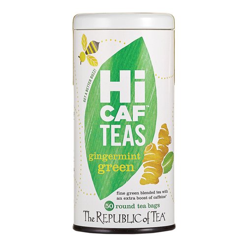The Republic of Tea — HiCAF Gingermint Green Tea, 50 Tea Bags, High in Caffeine