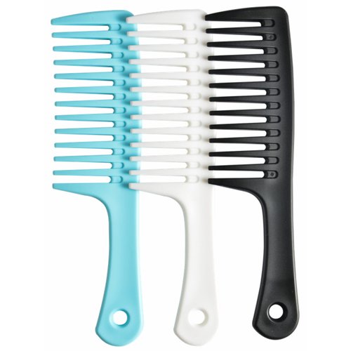 Wide Tooth Detangling Comb, Durable Styling Brush for Curly, Long and Wet Hair Types - Professional Hair Care