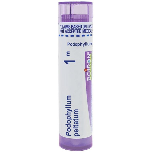 Boiron Podophyllum Peltatum 1M Md 80 Pellets for diarrhea with intestinal growling and pain