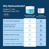 MySweetSmile Teeth Whitening Powder - Dentist-Approved & Enamel-Safe | 6 Month Supply | Tea, Coffee, Wine & Smoking Stain Remover | Non-Sensitive Formula | Peroxide Free | Cool Mint Flavour