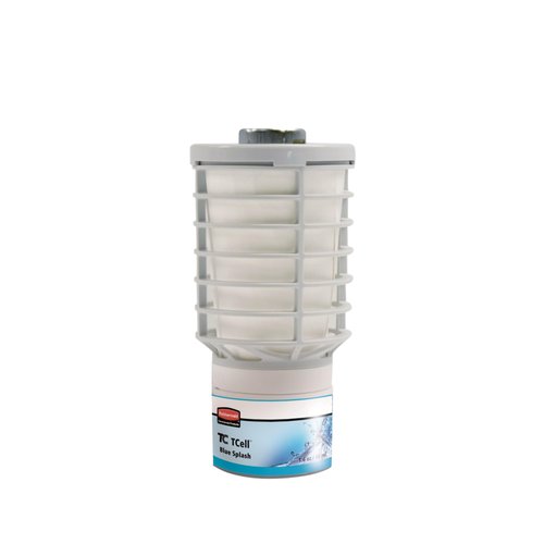 Rubbermaid Commercial Products TCell Air Freshener Refill, Blue Splash, Odor Neutralizing, Long Lasting, Battery Free, Consistent, for Restrooms in Restaurants/Schools/Airports/Offices