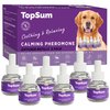 TopSum Dog Calming Diffuser Refills: 6 Pack Dog Pheromones Calming Diffuser Refills - Dog Appeasing Pheromone - Pheromones for Dogs - Calming Pheromones for Dogs, 6 Pack (Purple)