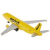 Daron Toy Airplane – Spirit Airlines – Die-Cast Metal Model Airplane Toy with Plastic Parts for Kids Ages 3+