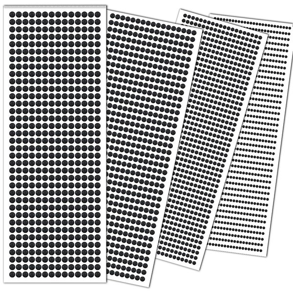 3090 Pcs Black Self-Adhesive Rhinestone Stickers Face Gems Stick On Hair Jewels Eye Gems Body Glitter Jewel Stickers For DIY Crafts Nail Makeup Decor Scrapbooking Embellishments 4 Sizes 3/4/5/6 mm