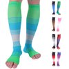 Doc Miller Open Toe Compression Socks, 20-30mmHg, Toeless Socks, Support Circulation, Shin Splints, Post Op, Medical Grade, Knee High, Dress Compression Socks for Men & Women, 1 Pair, Small Size
