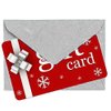Mini Envelopes Silver 4" x 2.75" Gift Card Envelopes. Easy-Seal Business Card/Gift Card Envelopes (140 Pack with Cards)