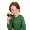Folkmanis Mini Bee Finger Puppet,Black; Orange-Yellow