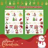 Partywind 36 Styles Metallic Glitter Christmas Party Decorations Temporary Tattoos for Kids, Christmas Birthday Party Favors Supplies, Christmas Holiday Stickers with Snowflake, Xmas Tree, Santa