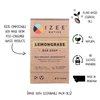 Izee Native Lemongrass Botanical Bar Soap 1 count 4oz Lemongrass Bar Soap | Earth-Safe Biodegradable Bar Soap Made in USA With Natural and Organic Ingredients