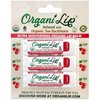 OrganiLip USDA Certified Organic Lip Moisturizer - Ultra Moisturizing Organic Lip Balm for Nourishing Cracked or Dry Lips - All-Day Ultra Moisturizing Lip Care Oval Shaped Tube - 3-Pack (Cherry)