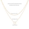 MEVECCO Gold Layered Choker Necklace for Women,18K Gold Plated Cute Dainty Karma Round Circle Disc Charm Small Beaded Satellite Chain Minimalist Choker Necklace for Girls