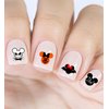 Halloween Mickey Clear Vinyl Peel and Stick Nail Decals (NOT Waterslide) by One Stop Nails V1.