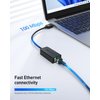 Cable Matters Plug & Play USB to Ethernet Adapter with PXE, MAC Address Clone Support (Ethernet to USB 2.0 Adapter, Ethernet Adapter for Laptop) Supporting 10/100 Mbps Ethernet Network Black