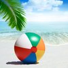 Beach Balls [3 Pack] 20" Inflatable Beach Balls for Kids - Beach Toys for Kids & Toddlers, Pool Games, Pool Toy - Classic Rainbow Color by 4E's Novelty