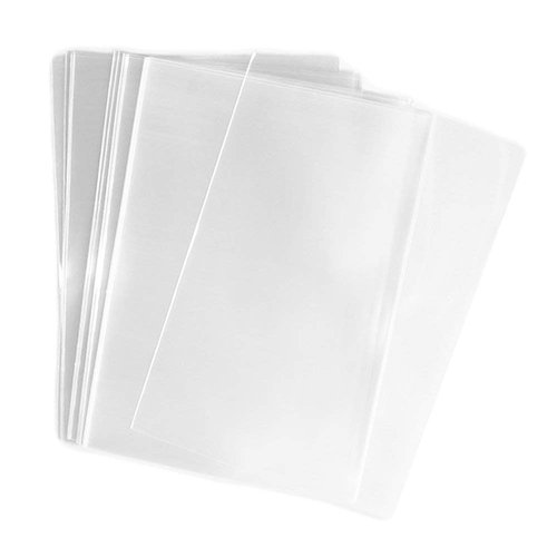 UNIQUEPACKING 100 Pcs 3x5 (O) Clear Flat Cello/Cellophane Bags Good for Candies Cookie Treat