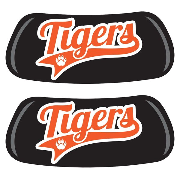 Anderson's Orange Tigers and Paw EyeBlacks, 12 Pairs per Package, School Spirit, Spirit Gear, Sports Fan Gear, Football Cheerleader Accessories, Homecoming