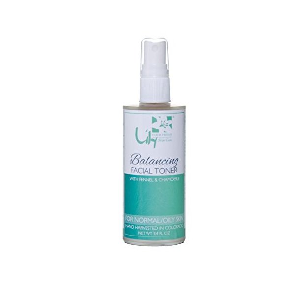 Lily Organics Facial Toner Balancing for Normal and Oily Skin - 3.4 Ounce