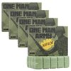 ONE MAN ARMY Napalm Bar Soap for Men by Grenade Grooming, Body and Face Natural Cleanser, Fresh Masculine Scent, Gift for Armed Forces and Military Enthusiasts, American Made, 4 Pack