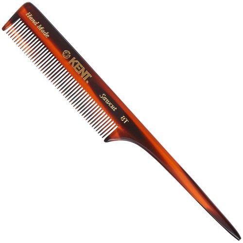 Kent 8T Rat Tail Combs Teasing Comb for Hair Styling and Sectioning, Handmade Fine Tooth Comb Parting Combs for Braiding Hair and Styling Comb Combs for Women