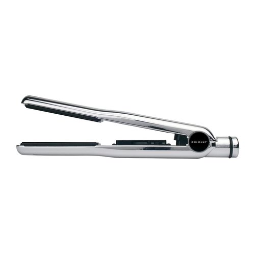 Cricket Beauty Hardware Professional Hair Styling Iron with 1 inch Ceramic Coated Plates High Power Fast Heat Hair Straightener Styling Tool, Silver