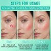 3Pcs Liquid Blush for Cheeks, Soft Moisturizing Matte Blush, Blendable Face Blush for Cheeks, Long-Wearing Smudge-Proof Natural Blush Liquid