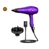 Purple Professional Light Weight Hair Dryer 1875W Tourmaline Ceramic Negative Ionic Blow Dryer with Diffuser & Concentrator & Comb