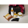 SaffroseLA Handmade Saffron Skincare Gift Set, 5pc including Saffron Soap, Bamboo Soap Dish, Saffron Scrub, Saffron & Rose Facial Toner, Facial Oil, & Gua Sha