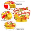 Rosh Hashanah Honeycomb Centerpiece Decoration Table Toppers Jewish New Year Shana Tova Party Supplies Favors Honeycomb Table Centerpieces- 6 Count
